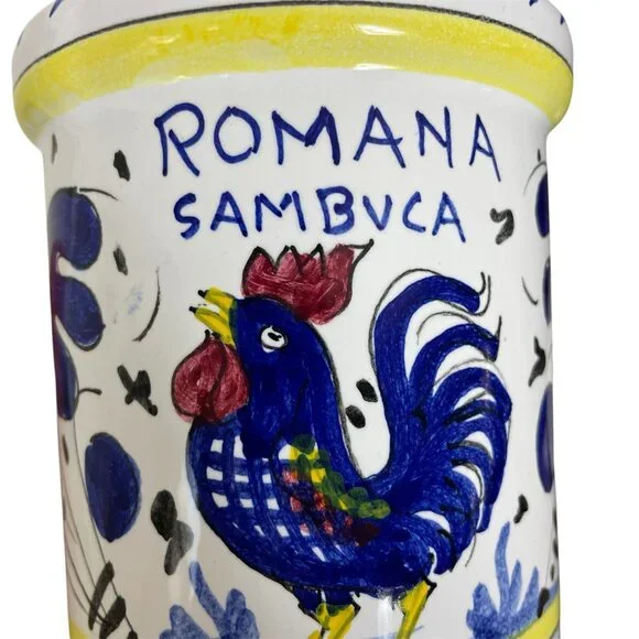 Romana Sambuca Italian Ceramic Jar With Lid - Picture 7 of 10